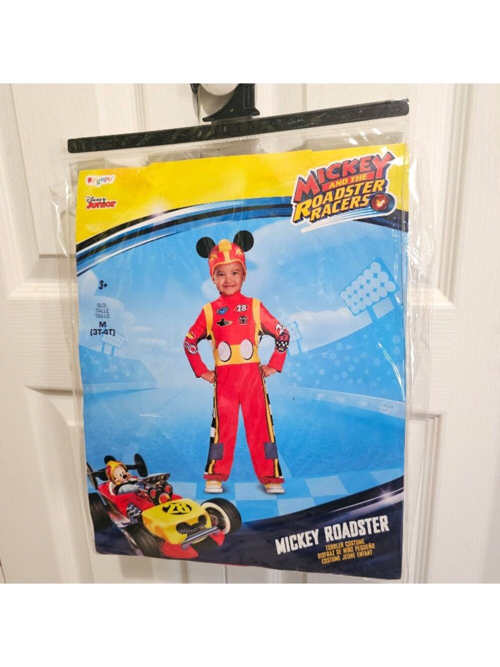 Boys Classic Mickey Roadsters Racers Toddler Costume 3T-4T Disney Junior Racing